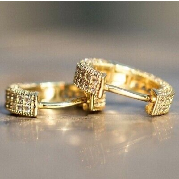 NEW 18k gold plated luxury earrings - Picture 2 of 4